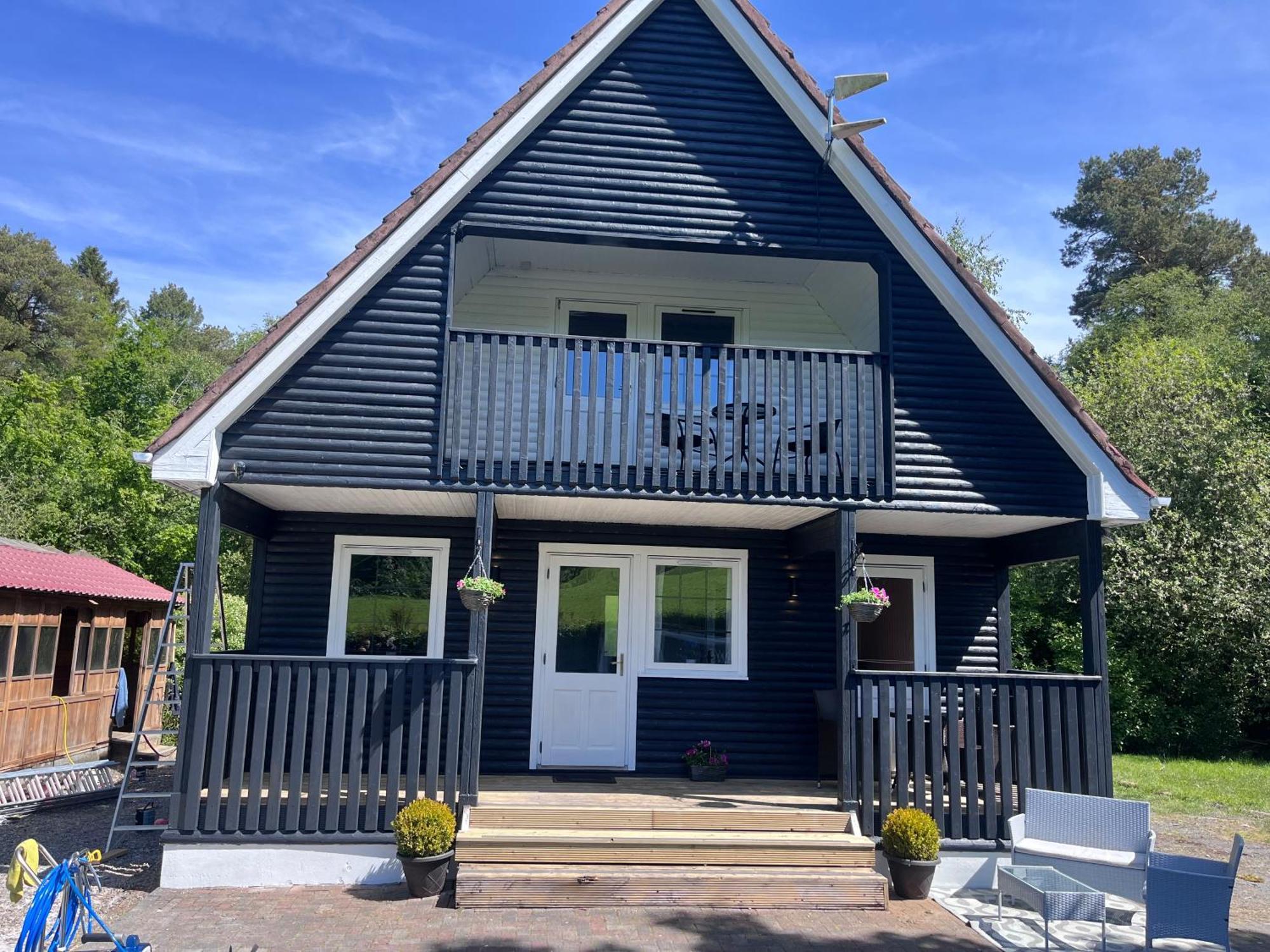 Cosy Lakeside Chalet With Option To Add Private Hot Tub Duneena المظهر الخارجي الصورة